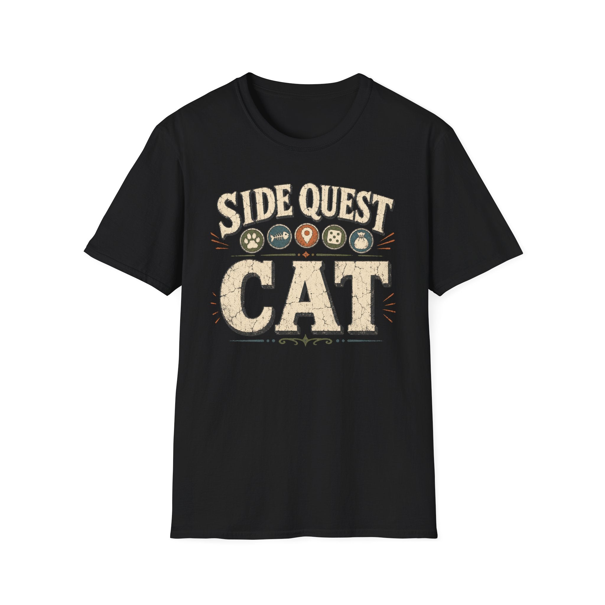 Side Quest Cat T-shirt