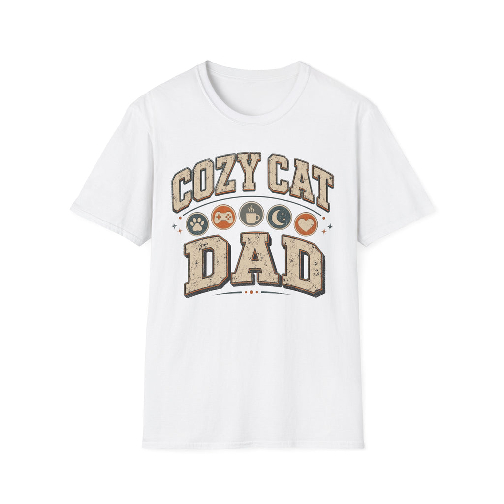 Cozy Cat Dad T-shirt