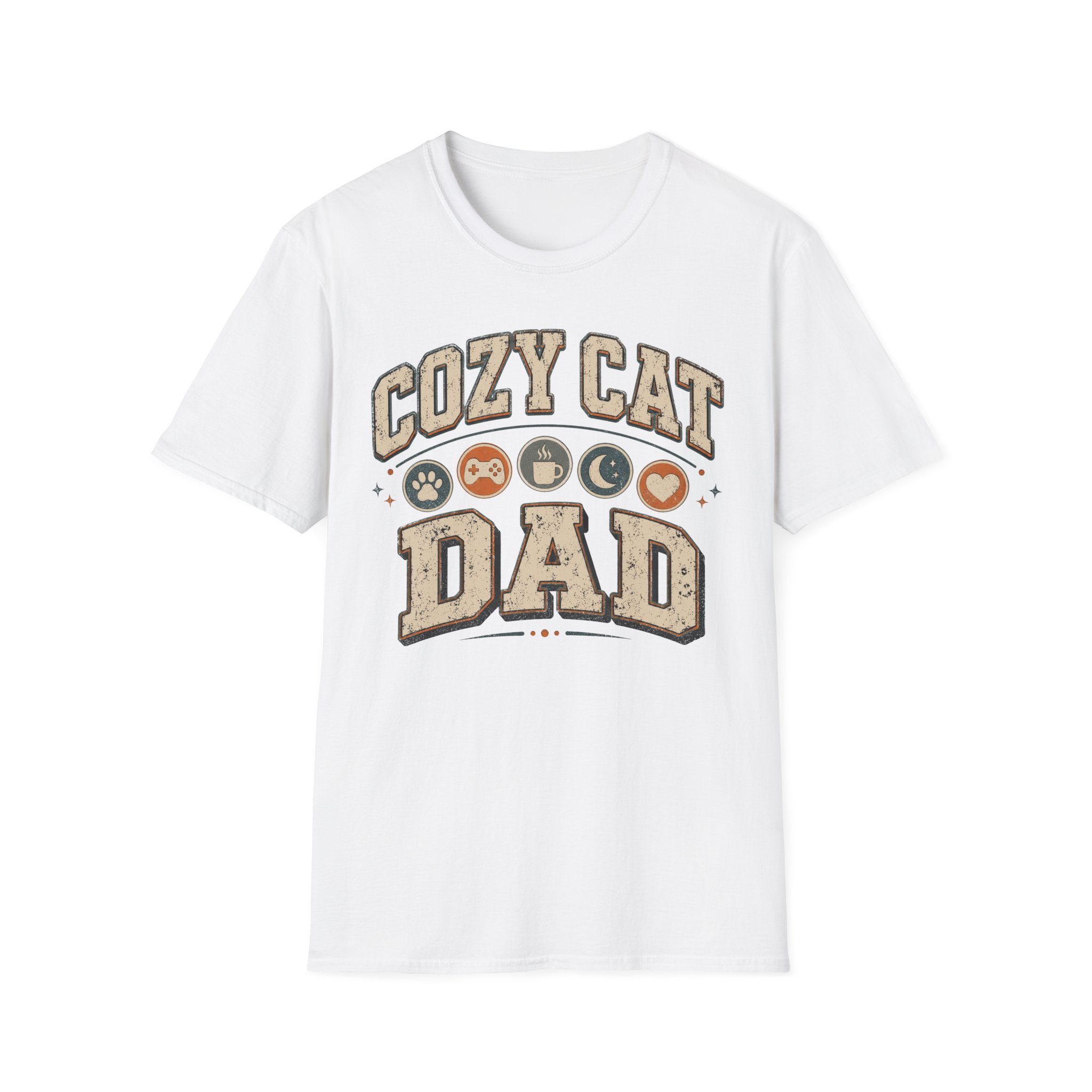 Cozy Cat Dad T-shirt