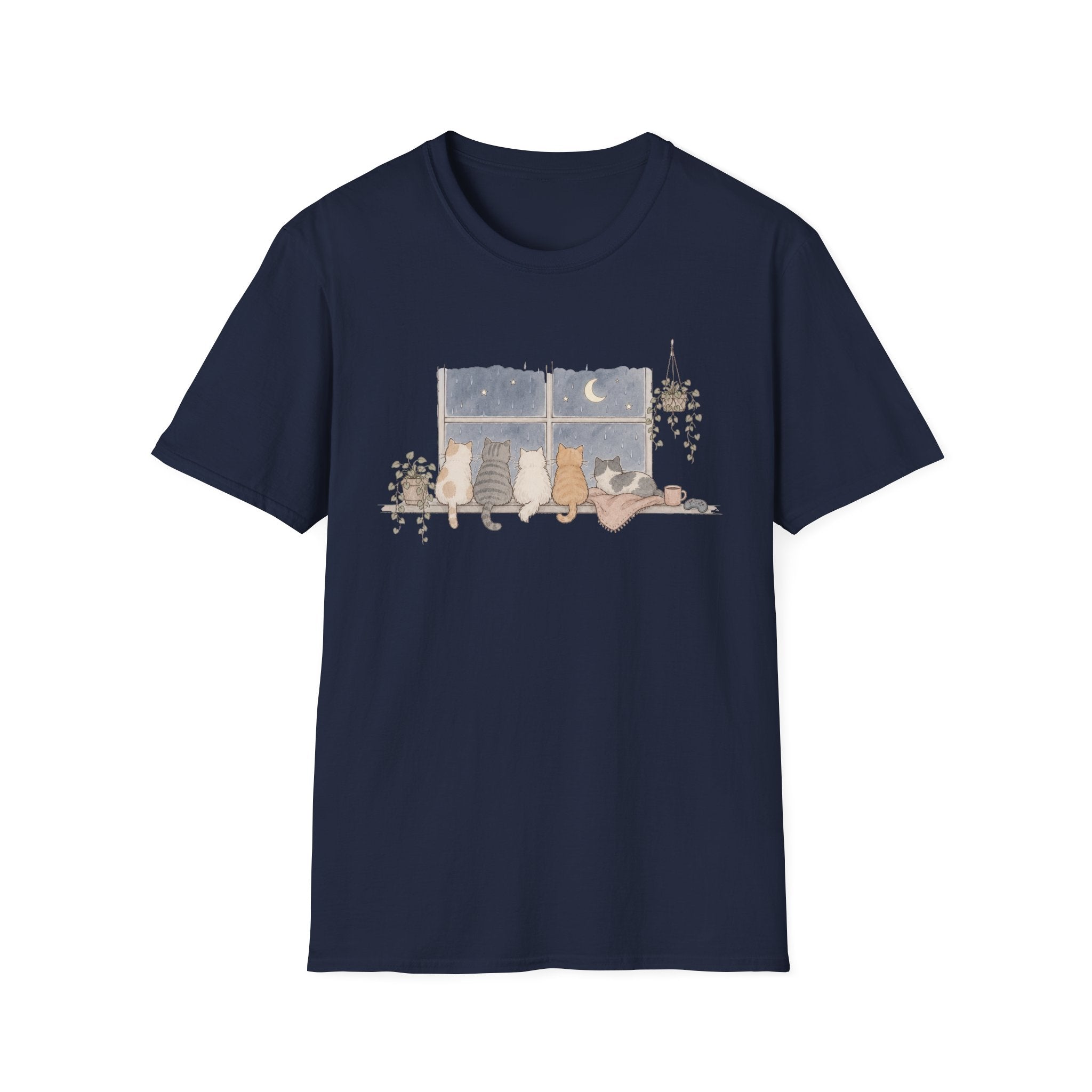 Window Ledge Cat Party T-SHIRT