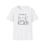 Sleepy Player Cat T-shirt