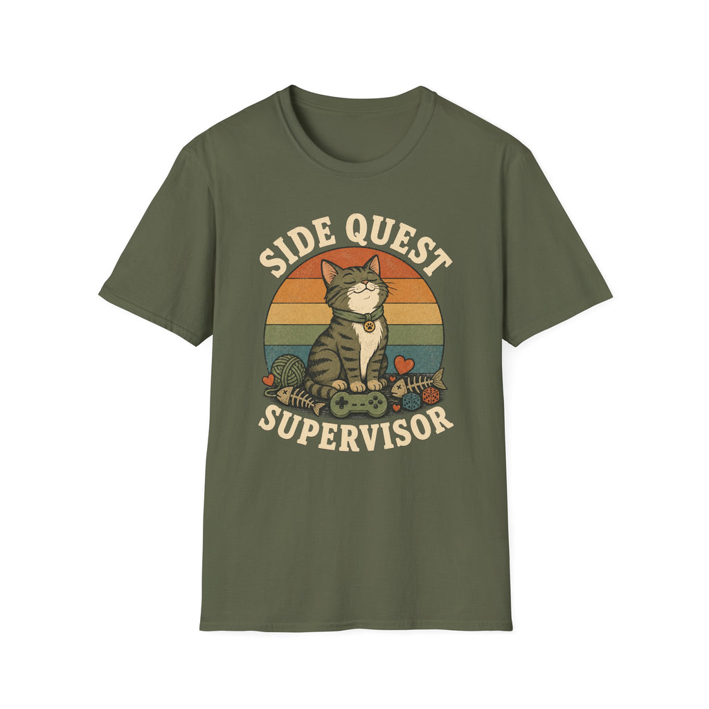 Side Quest Supervisor T-shirt