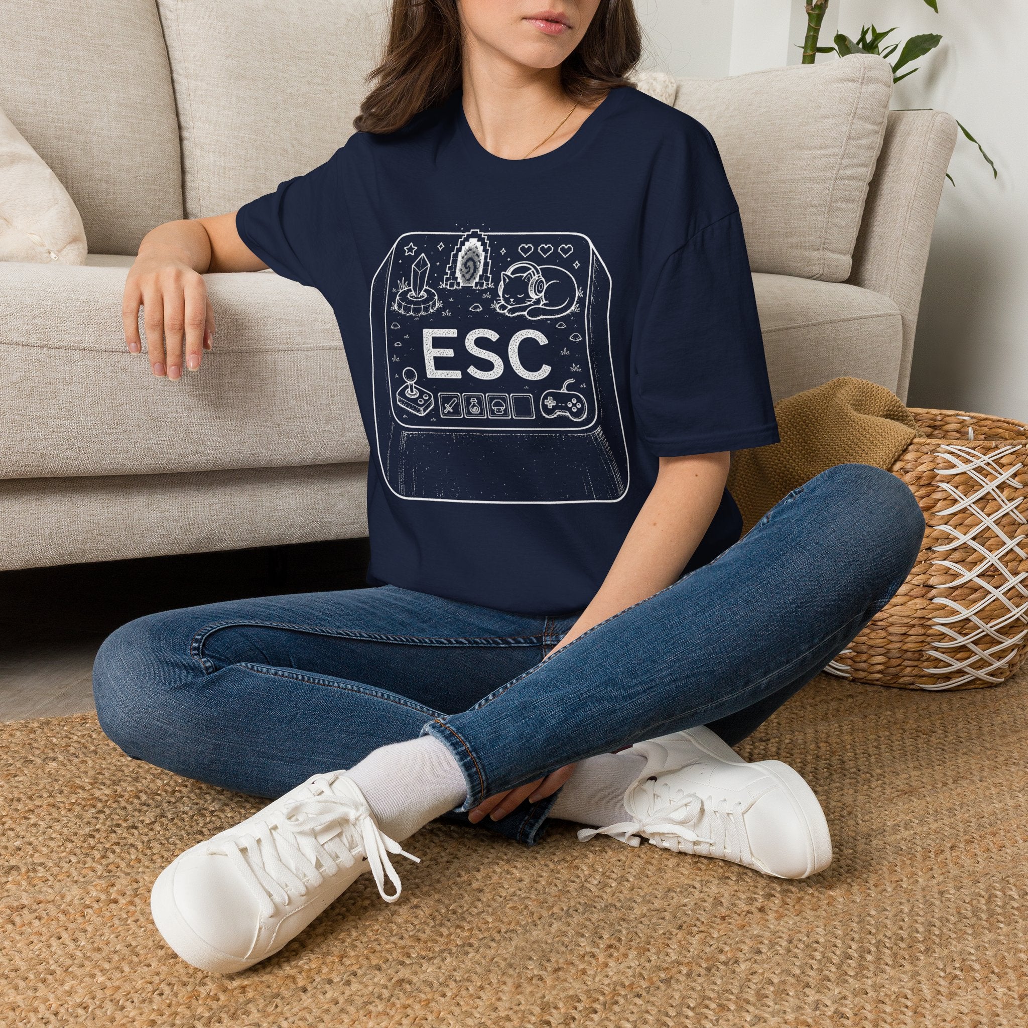 ESC Key Game Escapism T-SHIRT