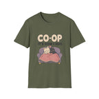Co-Op Its How I Hug - Two Cats Couch T-SHIRT