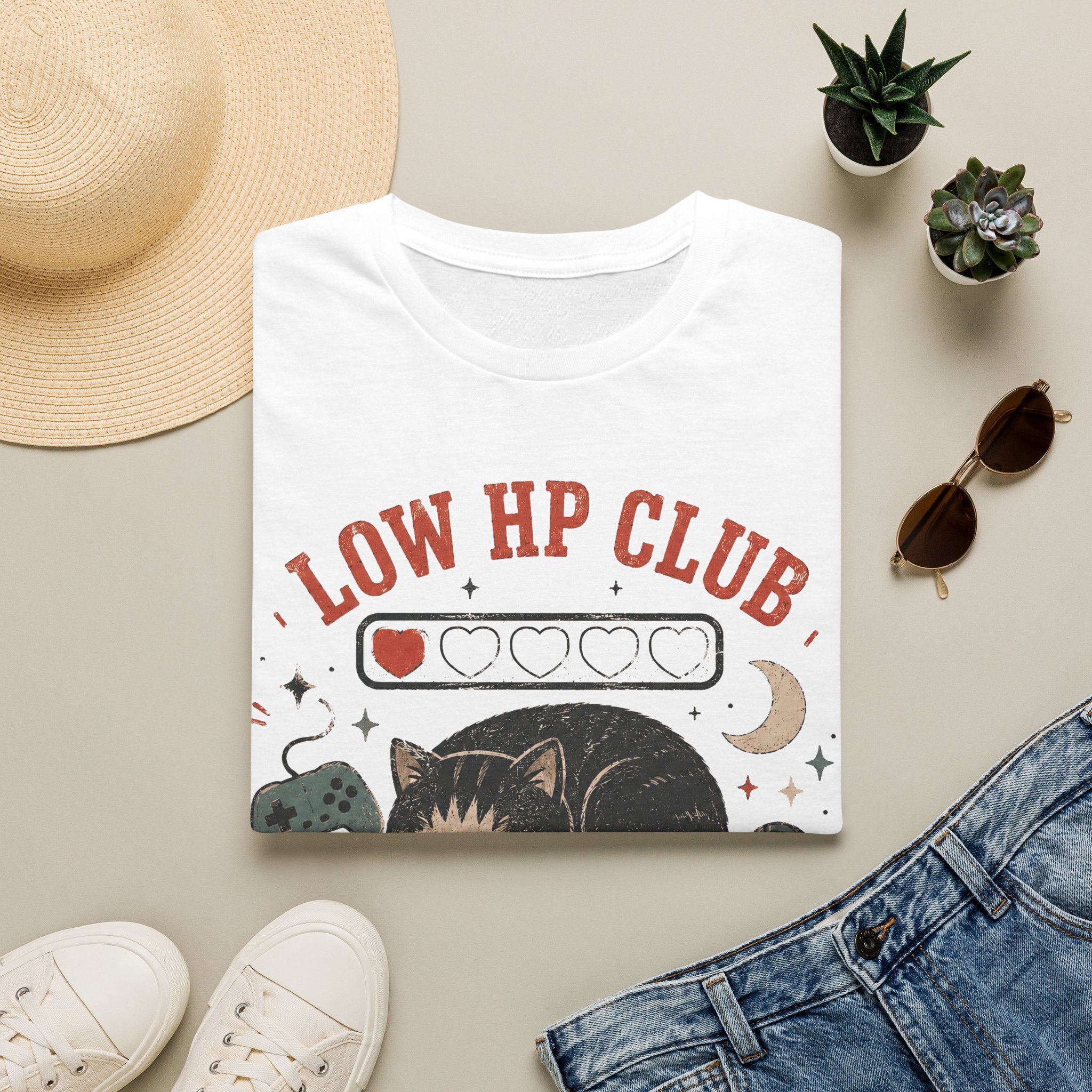 Low HP Cat Club T-shirt