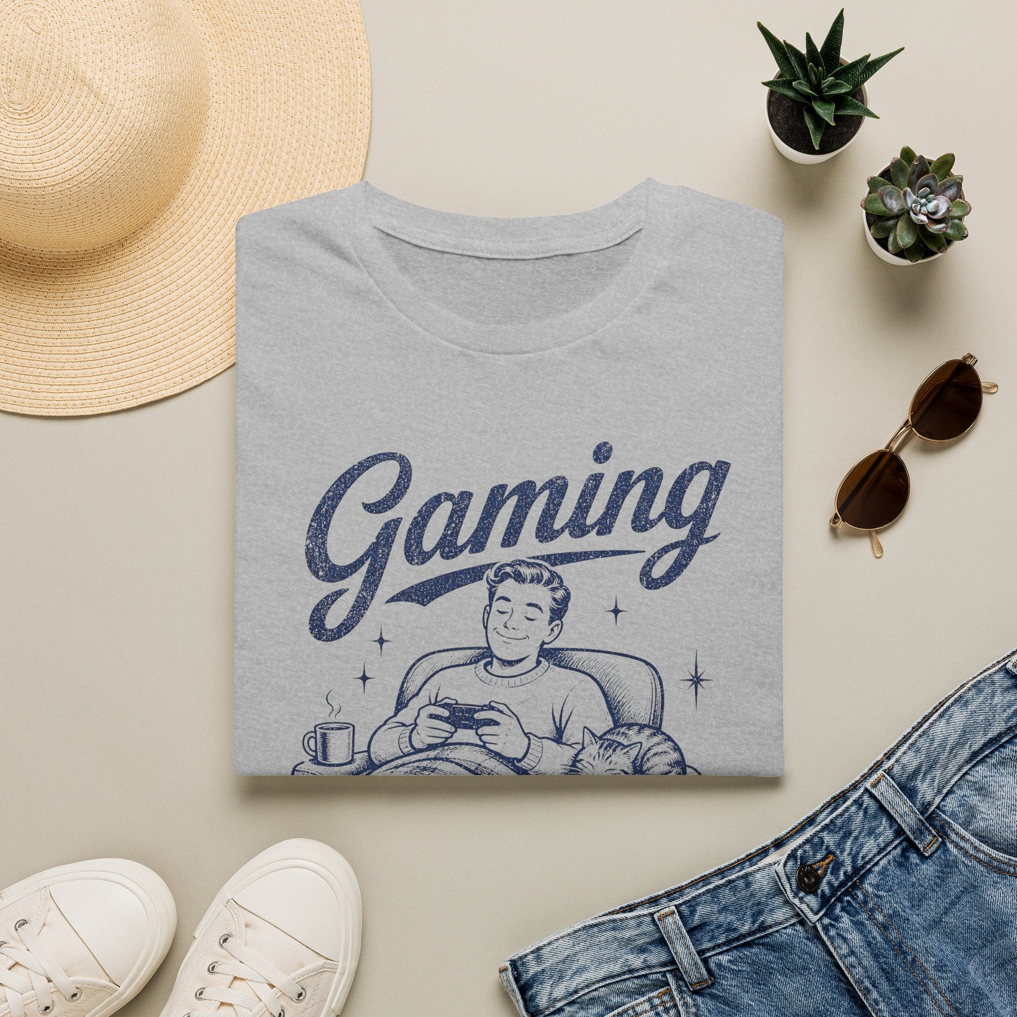 Gaming Because People Are Outside T-SHIRT