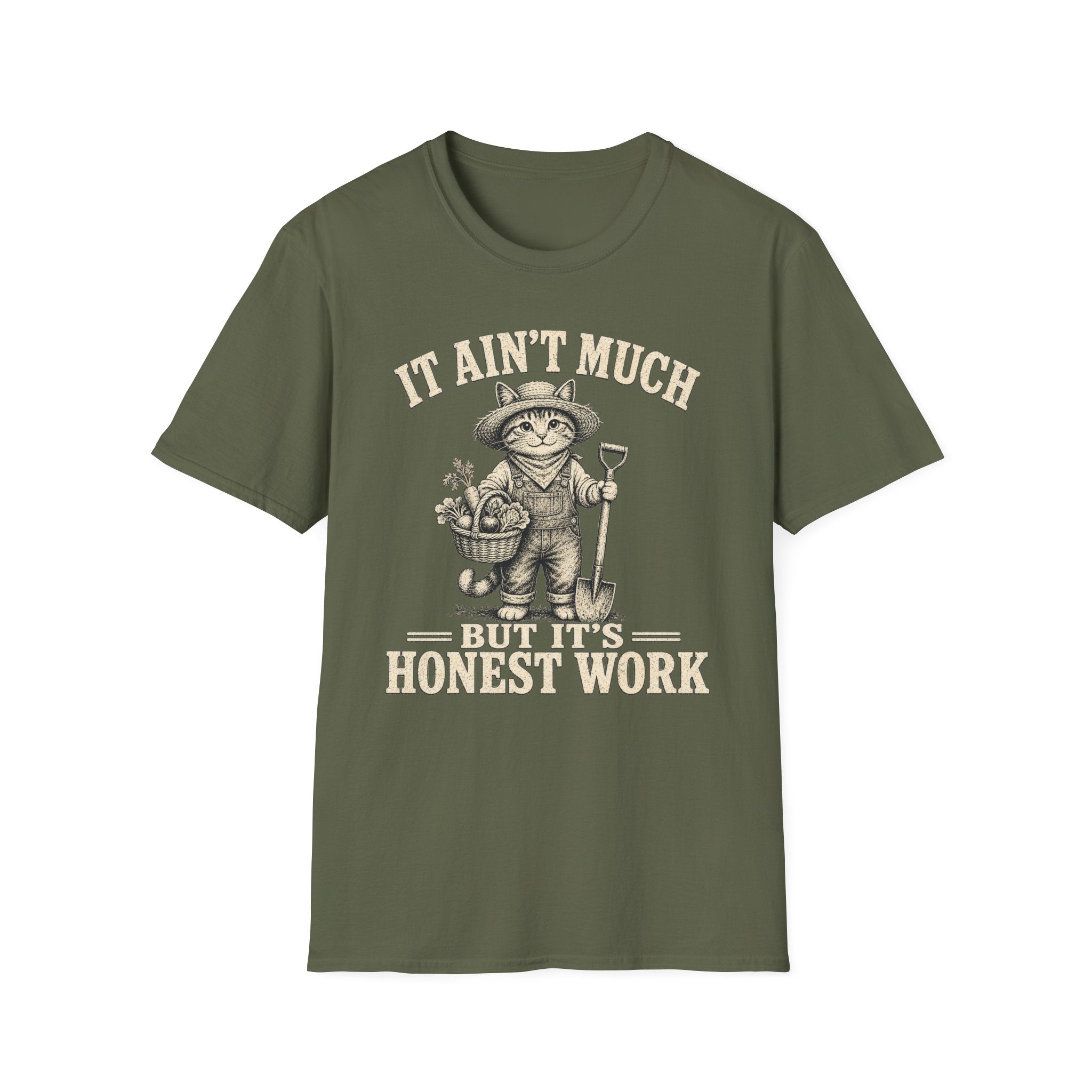 Honest Work Farming Cat T-SHIRT