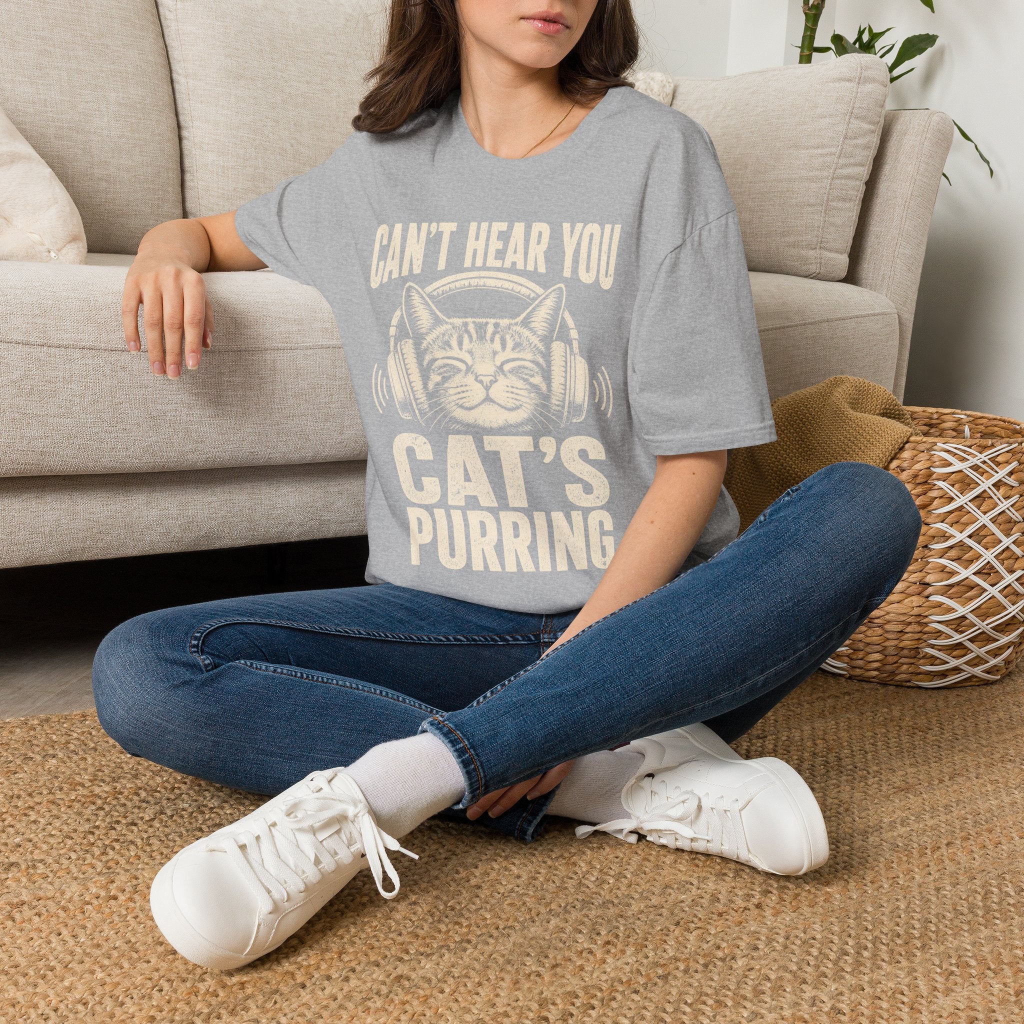 Cant Hear You Cats Purring T-SHIRT