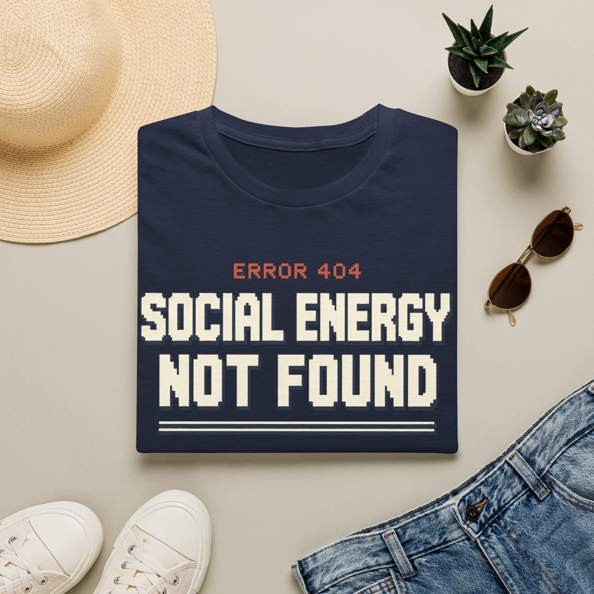 Social Energy Not Found T-shirt