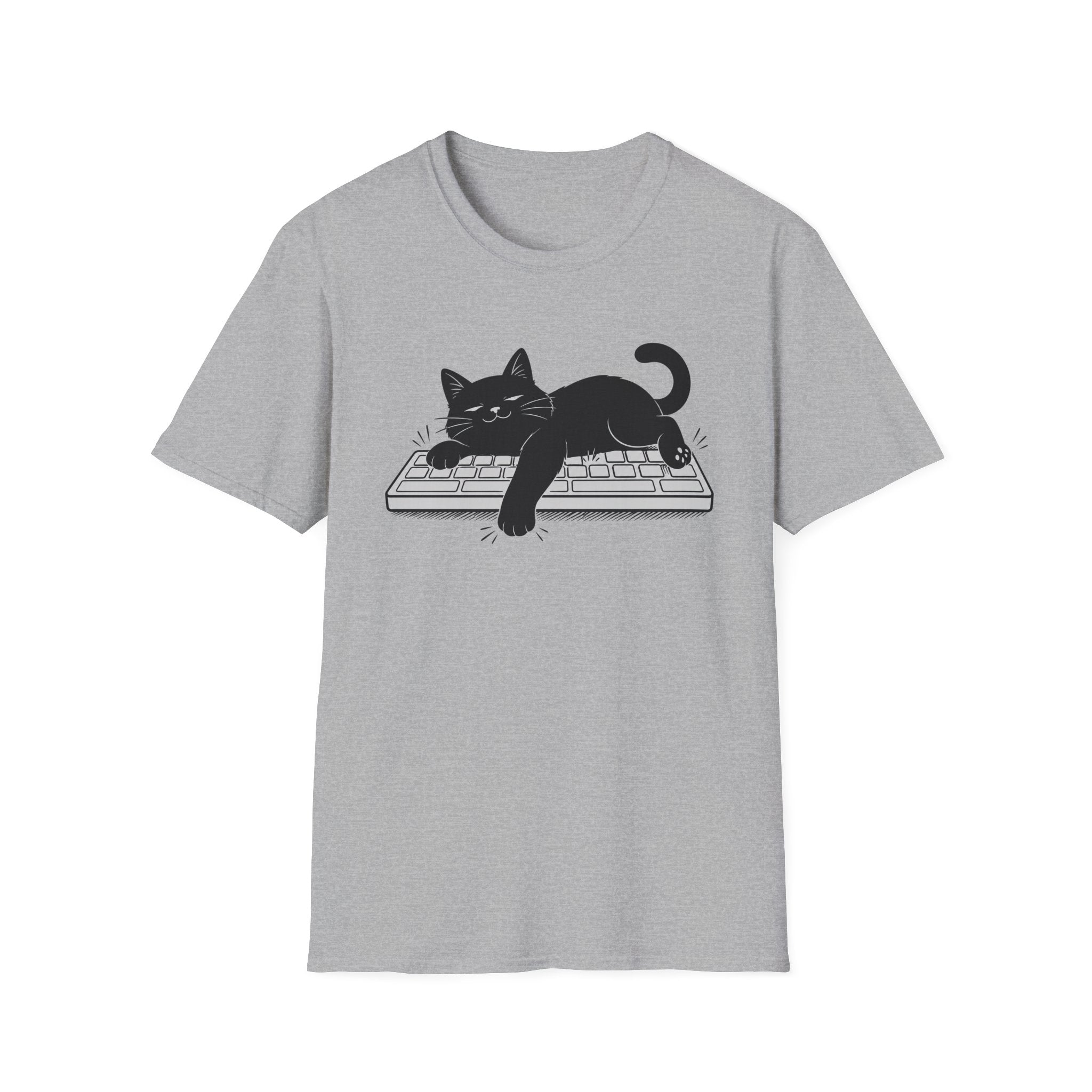 Cat on Keyboard Chaos T-shirt