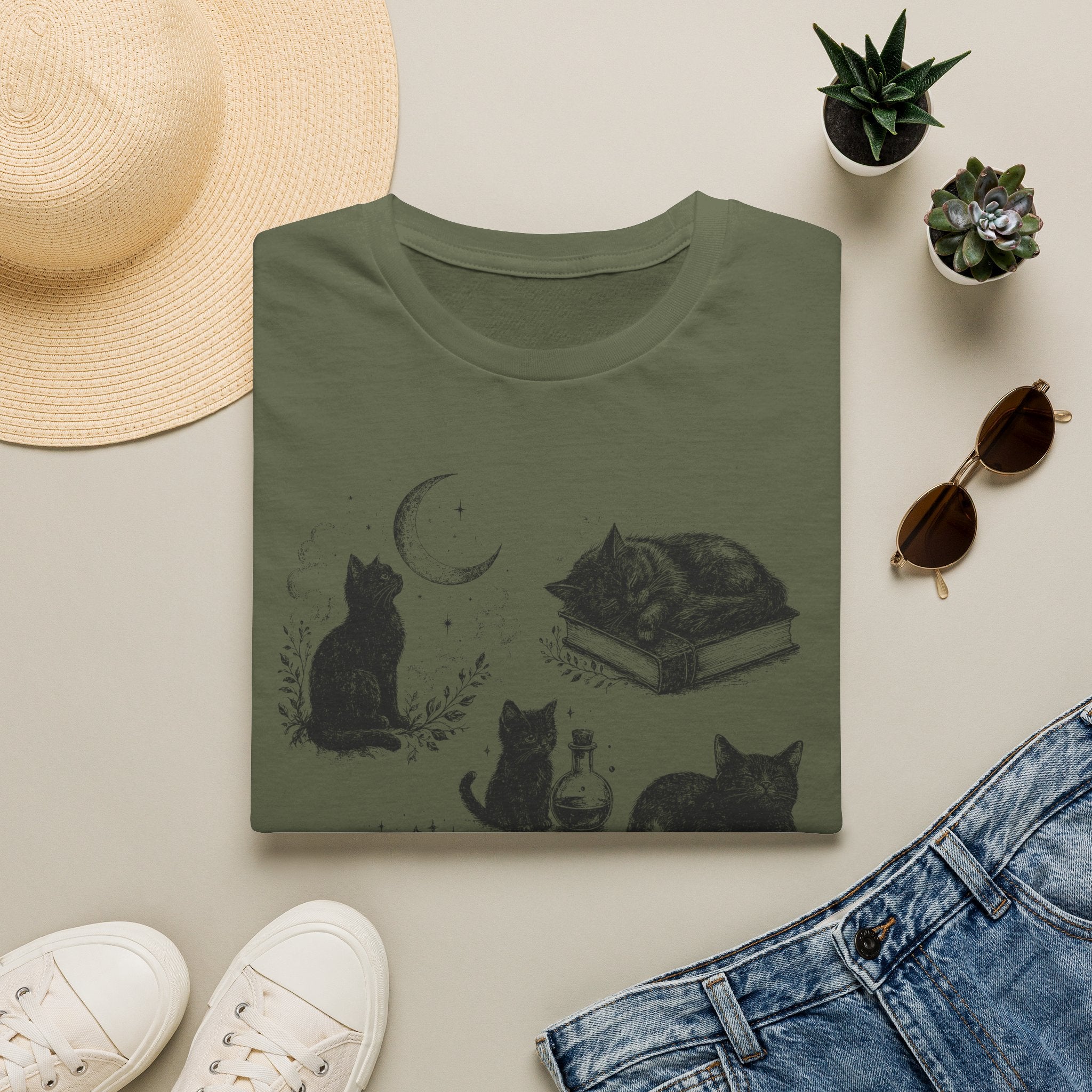 Cozy Familiar Sketch Sheet T-SHIRT