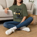 Cat Saw The Group Chat T-SHIRT