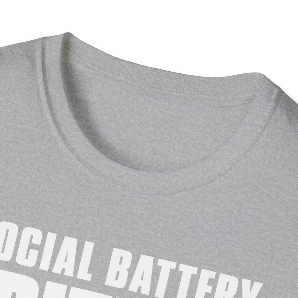 Social Battery Critical T-shirt