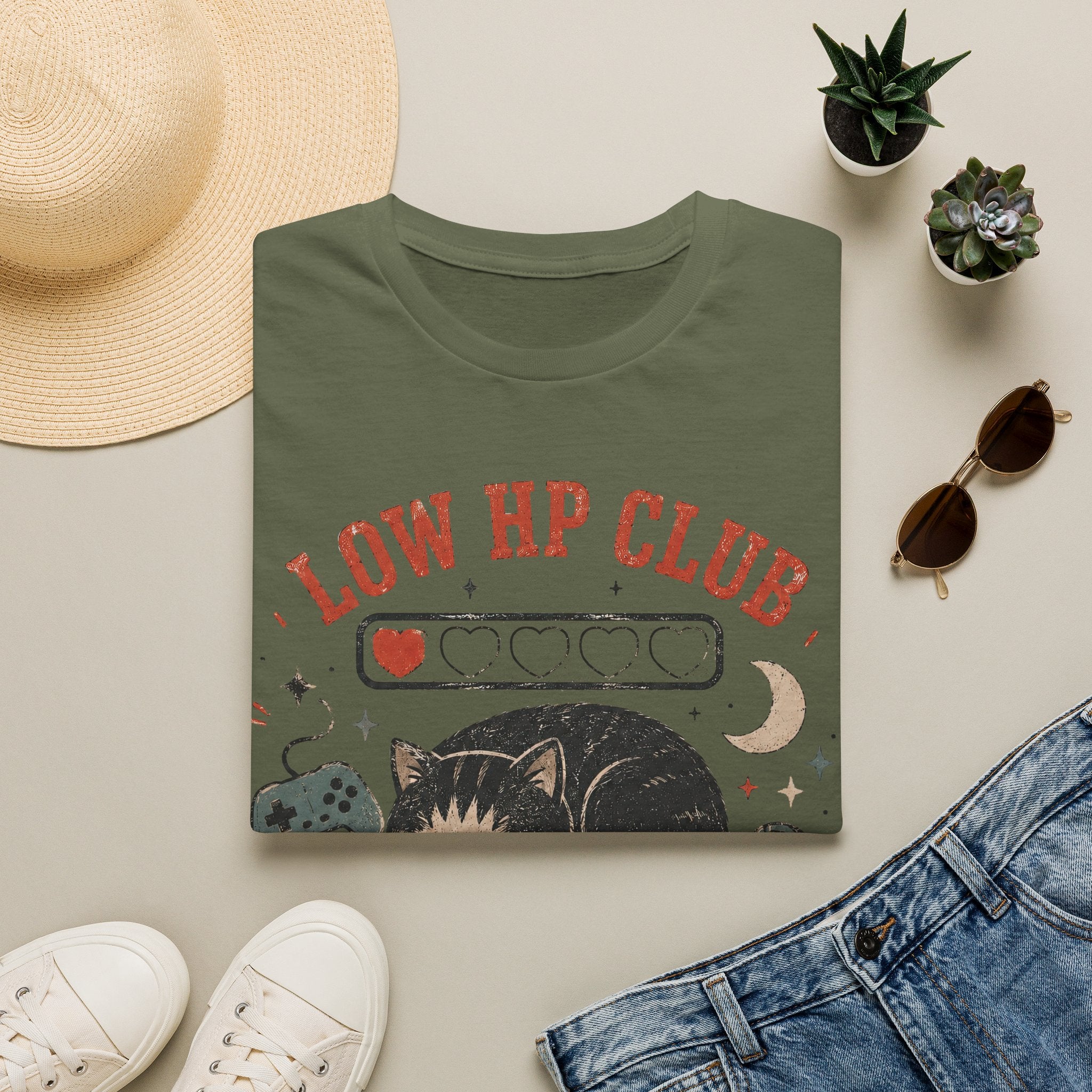 Low HP Cat Club T-shirt