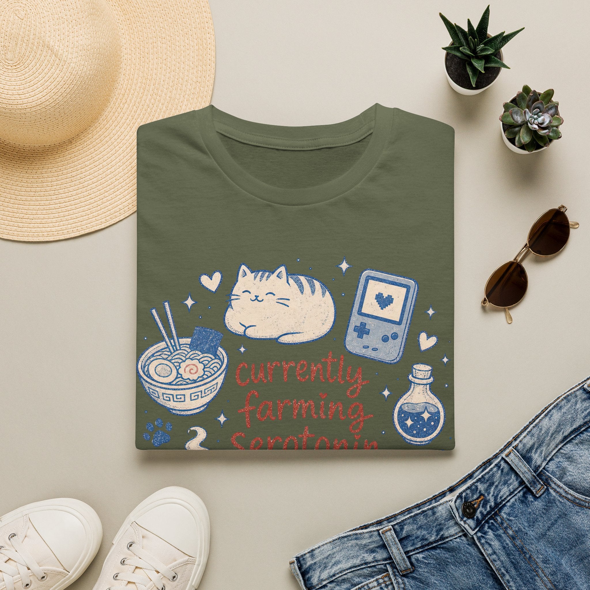 Currently Farming Serotonin T-SHIRT