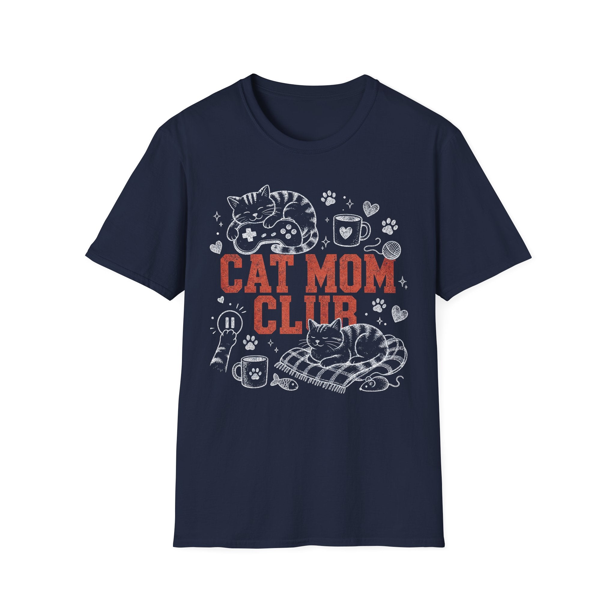Cat Mom Club T-SHIRT