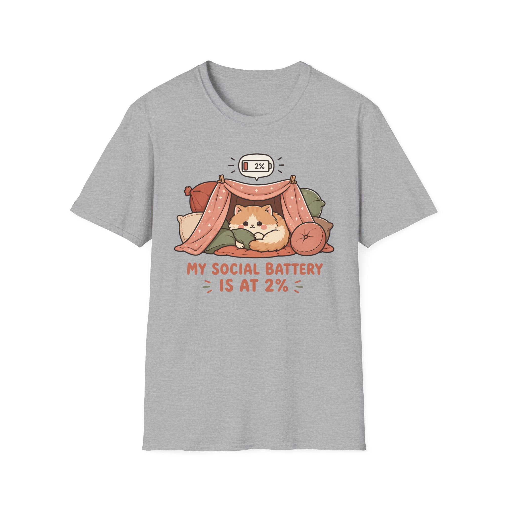 My Social Battery is at 2% T-shirt