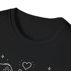 Tiny Cat Between Controllers T-shirt