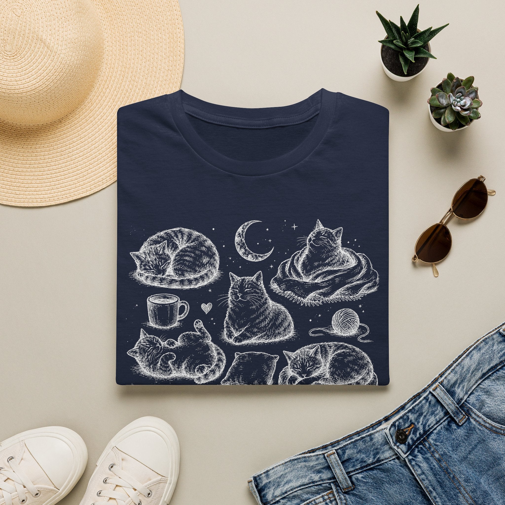 The Cozy Cat Inventory T-SHIRT