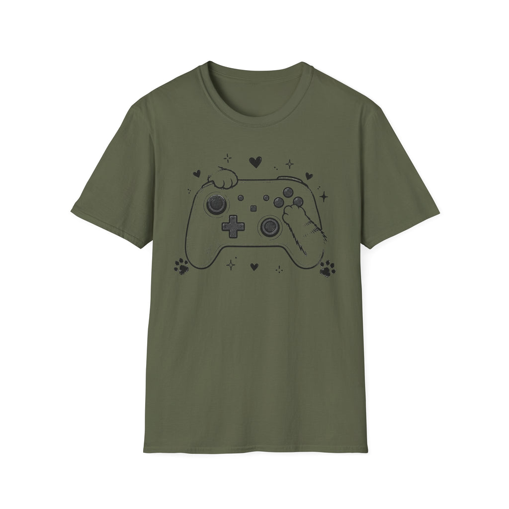 Player Two Has Paw T-shirt