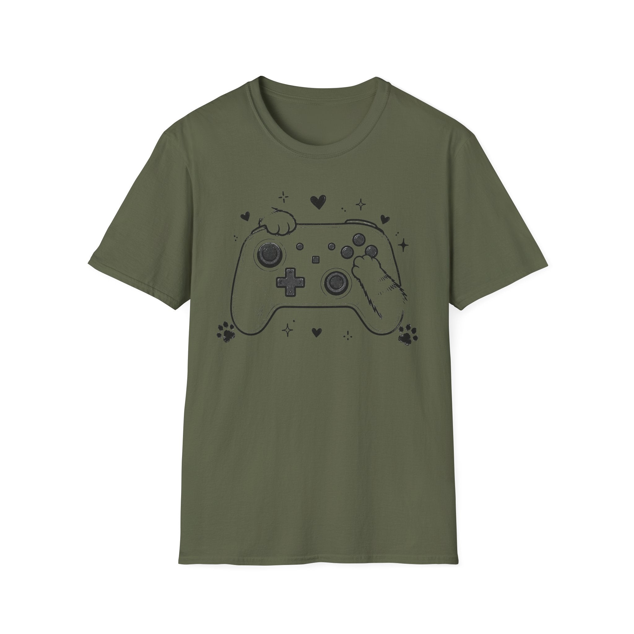 Player Two Has Paw T-shirt
