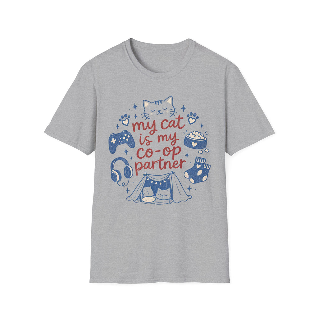 My Cat Is My Co-Op Partner T-SHIRT