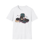 Rainy Night Gamer Cats T-shirt