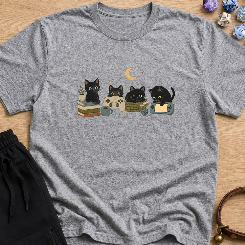 The Indoor Cats Gaming T-shirt
